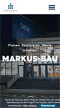 Mobile Screenshot of markus-bau.de