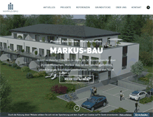 Tablet Screenshot of markus-bau.de